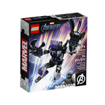 LEGO 樂高 漫威超級英雄系列 機甲兒童小顆粒拼裝積木玩具 男孩女孩生日禮物 76204 黑豹機甲 124顆粒