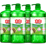 Liby 立白 茶籽洗潔精食品用99%除菌高效去油除味洗滌劑寶寶餐具果蔬適用 除菌茶籽4瓶