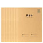 得力（deli）護(hù)眼作業(yè)本4本裝A5/30張?zhí)镒指癖咀有W(xué)生作業(yè)本本子13行9列PFA530