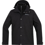 Jack Wolfskin 狼爪 ACTIVE OUTDOOR系列 男子三合一沖鋒衣 黑色