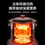 美的（Midea）電燉鍋 電燉盅煲湯鍋燉湯鍋 煲藥電砂鍋煮粥鍋紫砂內膽煮鍋 4升煲湯電燉鍋家用智能預約保溫養(yǎng)生鍋 【紫陶內膽 MD-WTGS401】 4L