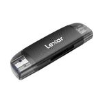 雷克沙（Lexar）USB3.2讀卡器 TF/SD二合一 USB/Type-C雙口 無人機(jī)相機(jī)監(jiān)控讀卡器 支持蘋果16安卓手機(jī)電腦