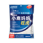 Fawnmum 小鹿媽媽 潔齒護(hù)理旺虎牙線棒剔牙簽200支/袋*3袋共600支隨身盒方便攜帶
