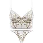 PLUS會(huì)員：Glambody MAGIC NATURAL LINE 682258 女生刺繡文胸套裝