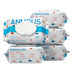 Anmous 安慕斯 嬰兒護(hù)理濕巾 80抽*5包