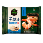 必品閣紫菜蝦仁王餃子350g 約10只 早點夜宵 速食 水餃蒸餃蝦餃