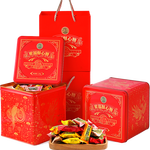 徐福記酥心糖禮盒 酥糖新年糖過年禮品年貨節(jié)日送禮婚慶喜糖糖果團(tuán)購福 酥心糖鐵罐裝1200g