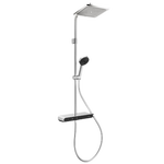 hansgrohe 漢斯格雅 淋控240mm大頂噴沛適飛手持淋浴花灑套裝置物臺 置物臺帶下出水鍍鉻26972007