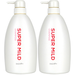 SUPER MILD 惠潤(rùn) 柔凈洗發(fā)露 鮮花芳香 600ml*2