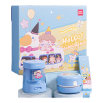 PLUS會(huì)員：deli 得力 33303B 電動(dòng)文具套裝禮盒 藍(lán)色