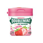 DOUBLEMINT 綠箭 脆皮軟心薄荷糖 草莓味 80g