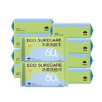 EcosureCare 優(yōu)可舒 木柔洗臉巾50抽10包 珍珠紋棉柔巾一次性卸妝擦臉洗面紙巾 量販裝