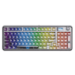 AULA 狼蛛 NB98 94鍵 三模機械鍵盤 黑透 雪煙軸 RGB