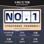 樂歌（Loctek） 電動升降智能升降電腦桌站立式臺式辦公簡約家用居家書桌E2 白色桌腿+白色桌板 桌板尺寸1.2*0.6m