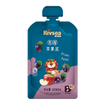Rivsea 禾泱泱 果泥 西班牙版 3段 西梅蘋果味 100g