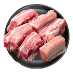 京東跑山豬生態(tài)黑豬肋排 4斤 新鮮速凍 煲湯烤肉食材