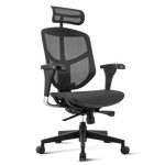 Ergonor 保友辦公家具 金卓系列 人體工學電腦椅 黑色 鋁合金腳