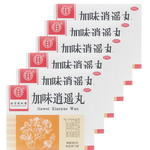 同仁堂 加味逍遙丸 6g*10袋/盒*6盒 舒肝清熱 健脾養(yǎng)血 肝脾不和 月經(jīng)不調(diào) 臍腹脹痛