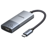 綠聯(lián)（UGREEN）Type-C轉(zhuǎn)HDMI2.1母轉(zhuǎn)接頭轉(zhuǎn)換器線雷電3/4擴展高清8K60/4K144Hz投屏適用蘋果16筆記本電腦手機iPad