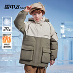 PLUS會(huì)員：SNOWFLYING 雪中飛 兒童工裝羽絨服