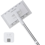 索邦洗臉巾拖把16cm 平板拖地懶人神器家用一拖凈免手洗迷你夾布拖把