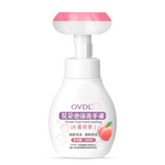 OVDL 泡沫花朵洗手液300ml  花瓣形泡沫慕斯易沖洗清潔液（水蜜桃香）