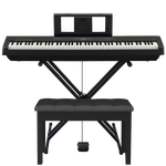 PLUS會員：YAMAHA 雅馬哈 P-45 電鋼琴 88鍵 黑色 X型支架+琴凳配件