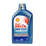 殼牌（Shell）超凡喜力金殼 藍殼  黃殼 紫殼  灰殼全合成機油 4L潤滑油 HX7 SP 藍殼HX7全合成 5W-30 1L