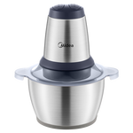 美的（Midea）絞肉機(jī)家用碎肉機(jī)切肉機(jī) 電動(dòng)多功能絞餡機(jī)攪拌機(jī)肉餡機(jī)打蒜器嬰兒輔食機(jī) 防塞肉系列 304不銹鋼 LZ25Easy235  2L