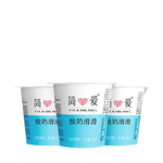 simplelove 簡愛 酸奶 滑滑原味 生牛乳發(fā)酵便攜裝無添加劑 低溫酸奶生鮮 原味滑滑100g*18杯