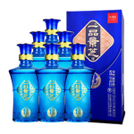 景芝 一品景芝藍(lán)淡雅 52度芝麻香型高度白酒婚宴喜酒 500ml*6瓶 整箱裝