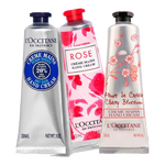 L'OCCITANE 歐舒丹 護手霜套裝禮盒 保濕滋潤留香手膜潤膚防干裂經(jīng)典三香