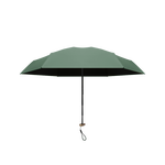 美度（MAYDU）迷你波紋遮陽(yáng)傘防曬防紫外線太陽(yáng)傘女晴雨兩用口袋傘M5206 晨霧綠 6骨 五折