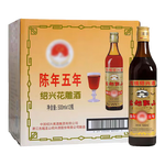 古越龍山 羅口花雕五年 半干型 紹興黃酒 500ml*12瓶 整箱裝