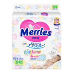 花王（Merries）妙而舒進(jìn)口嬰兒紙尿褲尿不濕 新生兒 S碼82片（4-8kg）