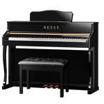 Betsy 貝琪 電鋼琴 演奏級(jí)-B391重錘-烤漆黑(高箱）