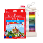 FABER-CASTELL 輝柏嘉 油性彩色鉛筆72色+76孔筆簾 城堡系列115772