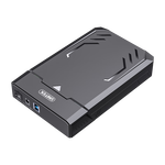 優(yōu)越者移動硬盤盒3.5英寸USB3.0帶HUB高速臺式電腦筆記本外接usb轉sata機械SSD固態(tài)硬盤盒子 新品【3.5硬盤盒+12V2A電源】S1250A