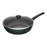 愛仕達(dá)（ASD）炒鍋晶石不粘鍋平底麥飯石色大煎鍋30cm家用炒菜鍋電磁爐通用30S8