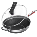 OLOFE 歐樂菲 OLO36B1 炒鍋(36cm、不粘、316L不銹鋼)