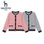 HAZZYS 哈吉斯 女童簡約時尚線衣