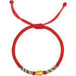 ZHOU LIU FU 周六福 AEBZ175992 十二生肖牛足金手繩 16cm 0.3g
