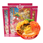 螺霸王 螺螄粉 廣西柳州特產(chǎn) 方便速食米線酸辣粉 番茄味306g*3袋裝