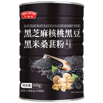 亨博士 黑芝麻核桃黑豆黑米桑葚粉 600g