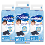 moony 尤妮佳（MOONY）暢透系列褲型尿不濕透氣干爽拉拉褲小內(nèi)褲男寶XXL26*3包 12-28kg