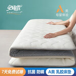 安睡寶（SOMERELLE） 床墊 A類針織抗菌乳膠大豆纖維床墊單雙人宿舍居家牛奶絨床墊 乳膠大豆纖維白色普通款 90*190cm
