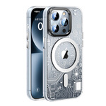 綠聯(lián)（UGREEN） 蘋果15手機(jī)保護(hù)殼 iPhone15/pro防摔磁吸殼帶鋼化膜 耐磨男女通用款保護(hù)套不沾指紋 15 Pro【磁吸充電-防摔殼】科技銀 帶鋼化膜版