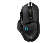 logitech 羅技 G502 HERO 主宰者 有線鼠標 16000DPI RGB 黑色