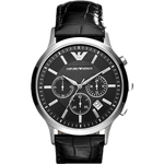EMPORIO ARMANI 阿瑪尼 男商務(wù)風(fēng)石英腕表AR2447