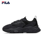 斐樂（FILA）跑步鞋老爹鞋男子跑步鞋MARSⅡ火星二代情侶款復(fù)古運動鞋休閑鞋 黑-BK-F12M141116F 41